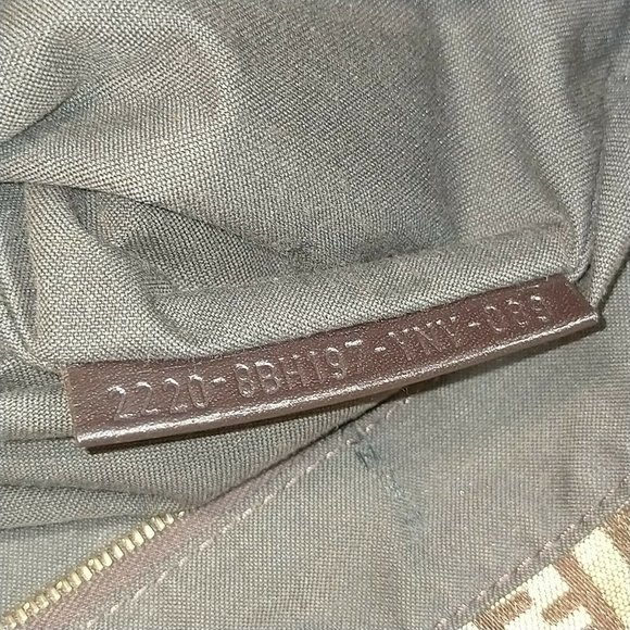 AUTHENTIC Fendi Tote Bag Black Nylon - Picture 8 of 15